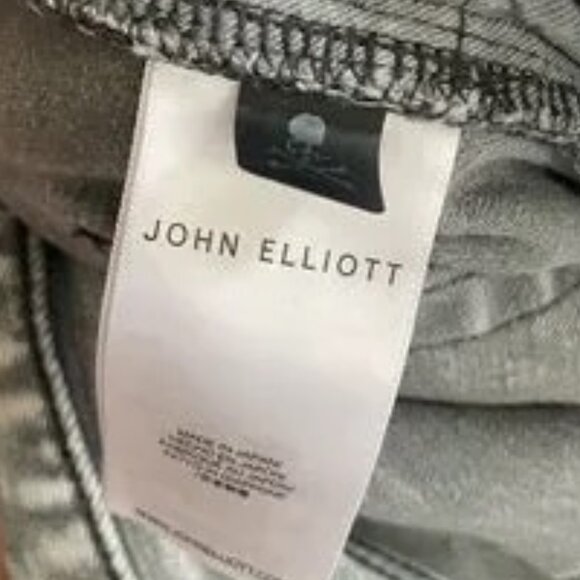 John Elliott x Mastermind shattered Japan jean rare authentic 30w cast 2 denim🆕 - Picture 8 of 12